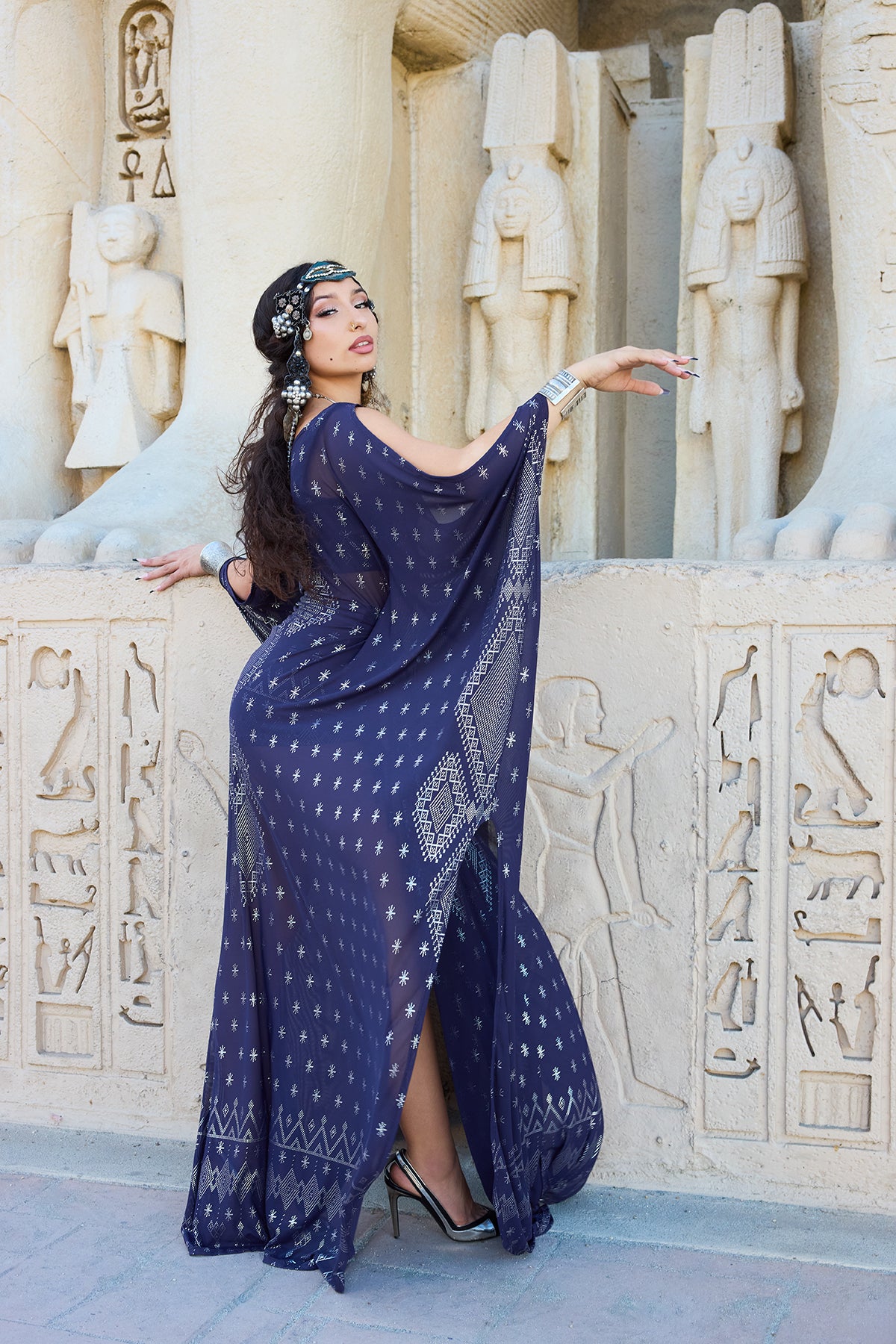 Dendera Domina Gown Midnight Silver