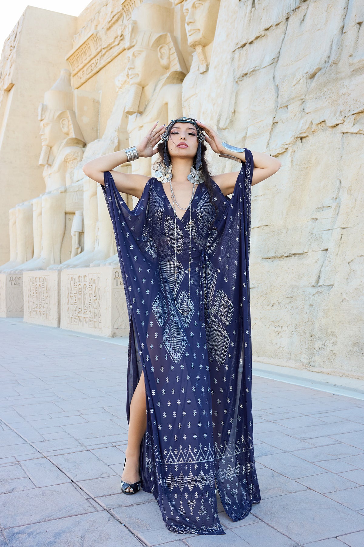 Dendera Domina Gown Midnight Silver