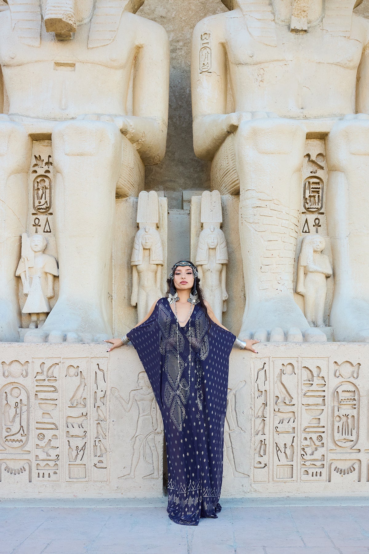 Dendera Domina Gown Midnight Silver