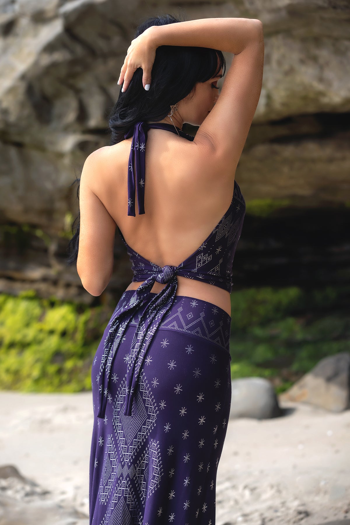 Dendera Raja Halter Desert Midnight Silver
