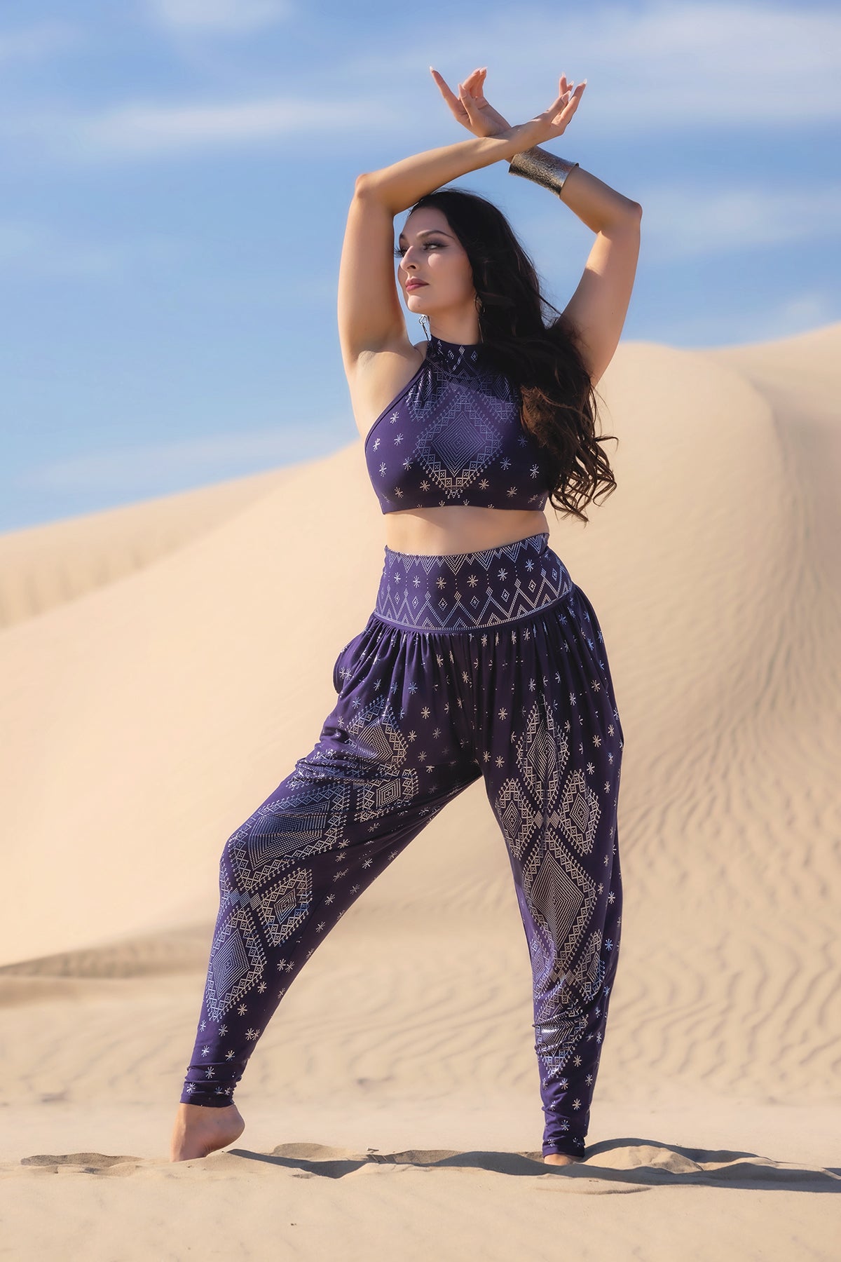Dendera Sitara Bra Midnight Silver