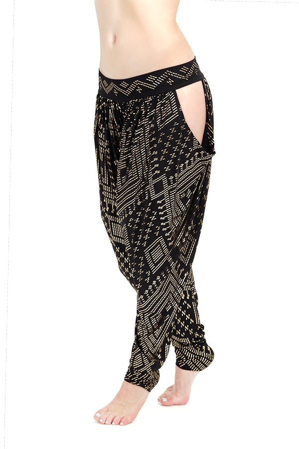 Isha Peekaboo Harem Pant - Melodia Designs